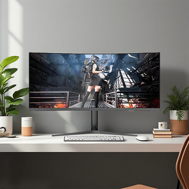 34inch HDR IPS VA 1MS 4K 75Hz 100Hz 144Hz 150Hz 165Hz 180Hz Curved Gaming Display Gamer Monitor LCD LED Ultra Wide Screen