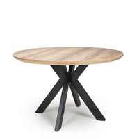Table basse ronde moderne convertible et réglable en bois massif pour salon, avec taille et couleur personnalisables