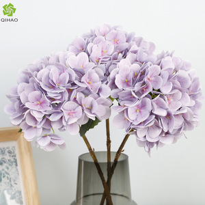 <b>Artificial</b> Hydrangea Single <b>Stem</b> Pink High Simulation For Wedding Decorations And Home Bouquets - Product Image 4