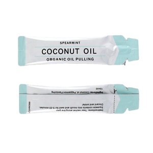Custom Logo Mint Flavor Coconut Oil Mouthwash Sachets Multi-Purpose <b>Teeth</b> <b>Whitening</b> Accessory for Pulling <b>Teeth</b> - Product Image 1