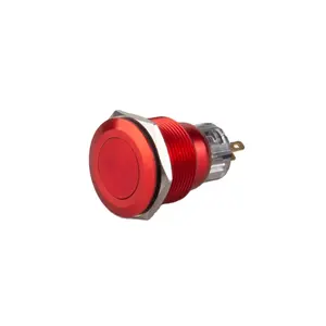 LVBO 22mm 12v racing Car Boat iP67 ip65 waterproof Metal Momentary Latching Push Button Switch with Dash Board Symbol