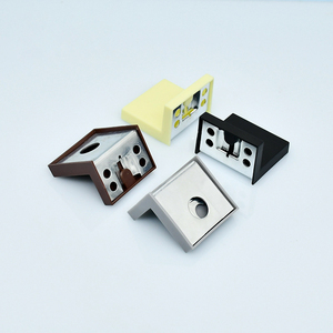 Large Plastic 90-Degree Connector for Kitchen Cabinets Two-in-One <b>Bracket</b> with Iron Furniture Shelves Connects Supports Lid - Product Image 2