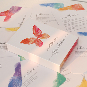 Cartes d'Encouragement Chrétien sur le Thème des Papillons, Dévotion, Prière, Écritures, Affirmations à partir <span class=keywords><strong>de</strong></span> Versets Bibliques - Product Image 6
