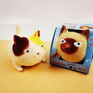 Custom Durable <b>Squishy</b> <b>Cat</b> Squeeze Toy Multicolor 180g Stress Relief Fidget Toy for 5 to 7 Years and Adults Home Use - Product Image 3