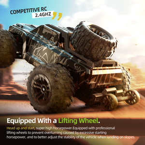 SMRC-1613pro 1/16 רכב שטח מפלצתי 4X4 ללא מברשות, רכב שלט רחוק במהירות גבוהה, מנוע 3238 3500kv, סרבו 5 חוטים, תאורת LED מובנית - Product Image 4
