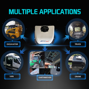 ชุดติดตั้งเครื่องปรับอากาศไฟฟ้า ACTECmax สำหรับ<span class=keywords><strong>รถ</strong></span>ยนต์ไฟฟ้า <span class=keywords><strong>รถ</strong></span>บ้าน RV 12V AC รุ่น AC.161.128.09 แบบติดตั้งบนหลังคา สำหรับจอดรถยนต์  ระบบปรับอากาศ 24V - Product Image 5