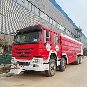 HOWO รถดับเพลิงโฟมน้ำ8X4รถดับเพลิงรถบรรทุกดับเพลิงพร้อมปั๊มดับเพลิง - Product Image 4