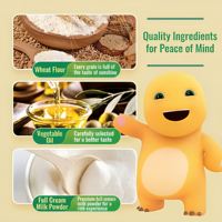Biscuits décoratifs durs à motifs d'animaux mignons, multi-saveurs, personnalisés, en vrac, pour la vente en gros OEM