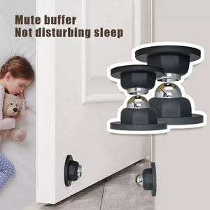 Wholesale 1pc Door Holder Catch Latch-Powerful Magnetic Stopper Hassle-Free No-Drilling Installation <b>Secure</b> with Screws - Product Image 6