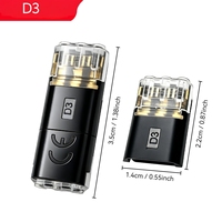 Connecteurs rapides D3 pour câblage LED, connecteurs rapides 3P à enfoncement pour fils 18/20/22 AWG, connecteurs de câblage basse tension pour éclairage LED