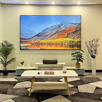Écran de projection à cadre fixe en PET cristal CLR 2026 ALR anti-lumière ambiante pour projecteurs à courte focale 4K 8K TV