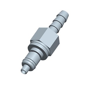 Raccord rapide mâle en plastique POM série M JUJUMEDTEC avec valve, compatible avec tuyau en caoutchouc de 1,6 à 6,4 mm - Product Image 4