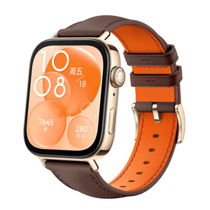 Correa de cuero Tengyue <span class=keywords><strong>para</strong></span> <span class=keywords><strong>Huawei</strong></span> Watch <span class=keywords><strong>Fit</strong></span> <span class=keywords><strong>2</strong></span> 3 Band <span class=keywords><strong>Smartwatch</strong></span> reemplazo pulsera deportiva Fit3 accesorios de correa de reloj - Product Image 1