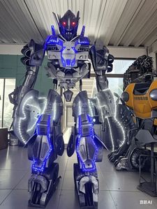 Disfraz de <span class=keywords><strong>Robot</strong></span> Transformable LED Multicolor con Control Inalámbrico, Material de Espuma EVA, Unisex para Adultos, Halloween, Espectáculos, Cosplay - Product Image 6