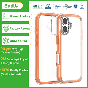 Soonleader Vente à Chaud Étui pour Téléphone Portable Emballage Complet TPU <span class=keywords><strong>Caver</strong></span> de Protection pour iphone 16 Pro <span class=keywords><strong>Max</strong></span> 16 Plus - Product Image 1