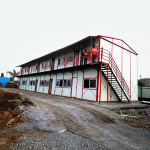 TOPPRE-Maisons préfabriquées à ossature en acier, conception de camp de travail, briques de thé japonaises, maison de type K, camp de travail, maison K détachable - Product Image 3