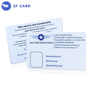 Carte d'identité en pvc vierge en polycarbonate, carte d'étudiant - Product Image 2