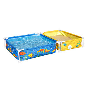Bestway 561CF nouveau produit Picina extérieur rectangulaire cadre en PVC <span class=keywords><strong>piscine</strong></span> d'eau et bac à sable en <span class=keywords><strong>fibre</strong></span> <span class=keywords><strong>de</strong></span> <span class=keywords><strong>verre</strong></span> <span class=keywords><strong>piscine</strong></span> pour enfants - Product Image 1