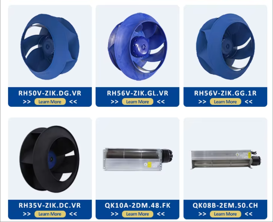 Ziehl-Abegg Centrifugal Cooling Fans GR56C-ZID.GL.CR | 16000m³/h