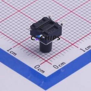 TS-1002S-08026C Tactile Switch SMD-4P,6x6mm Switch Single Pole Single Throw Round Button Vertical Mount 6mm - Product Image 2