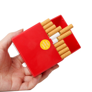 Portable Auto ABS Plastic <strong>Cigarette</strong> Container Classic Travel <strong>Cigarette</strong> <strong>Box</strong> Custom <strong>Printing</strong> 20/30/40/50pcs Cheap Auto Plastic - Product Image 1
