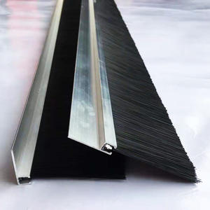 Brosse <span class=keywords><strong>porte</strong></span> balayage PP cheveux alliage d'aluminium balayage joint <span class=keywords><strong>porte</strong></span> coulissante brosse joint facile seuils <span class=keywords><strong>de</strong></span> montage balayage pour remplacement - Product Image 3