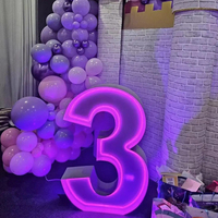 Enseigne lumineuse en néon flexible personnalisée 2026, lettres en relief pour la publicité commerciale, avec taille personnalisable et lumières multicolores