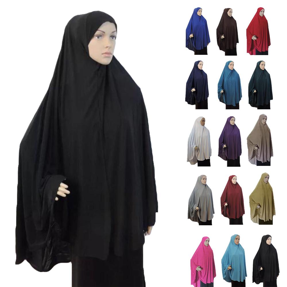 Yaqeen Khimar De Jersey Corte Diamante – Pañuelo Musulmán Elástico Para Oración Y Uso Diario | Licra Alta Calidad