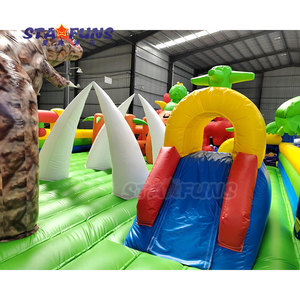 Parque <span class=keywords><strong>de</strong></span> dinosaurios, parque <span class=keywords><strong>de</strong></span> atracciones inflable para saltar, ciudad <span class=keywords><strong>de</strong></span> diversión inflable <span class=keywords><strong>gigante</strong></span>, parque infantil grande para exteriores, casa <span class=keywords><strong>de</strong></span> rebote inflable combinada - Product Image 6