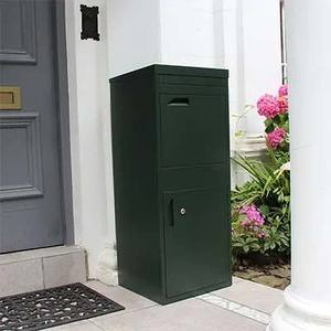 Nouveauté WELDON Boîte <span class=keywords><strong>aux</strong></span> <span class=keywords><strong>lettres</strong></span> à clé sur pied en acier galvanisé avec antivol et stockage sécurisé pour <span class=keywords><strong>colis</strong></span> postaux - Product Image 1