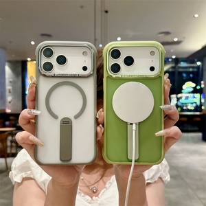 เคสโทรศัพท์แบบด้านเนื้อสัมผัสฟรอสต์แมท สำหรับ iPhone 16, เคสกันกระแทกแบบหนาพิเศษพร้อมวงแหวนแม่เหล็กสำหรับ iPhone 16 - Product Image 2