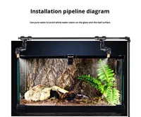 Humidificateur intelligent WiFi pour reptiles, système de brumisation programmable à distance via application pour terrariums de lézards, grenouilles et amphibiens