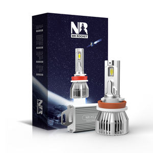 Accessoires d'éclairage automobile Ampoule de phare LED H7 H11 H13 55W 6000LM 6500K Éclairage Focus Ventilateurs Dissipation de chaleur pour Cruze <span class=keywords><strong>Lt</strong></span> 2019 - Product Image 2