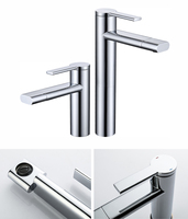 Ensemble de système de colonne de douche de tête de pluie de 5 pièces d'hôtel de luxe