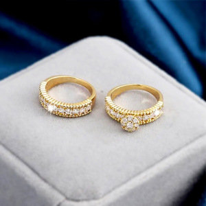 Set di Anelli di Design per Coppie, Elegante Gioielleria da Matrimonio per Donne - Product Image 6