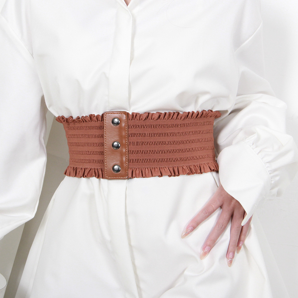 high waist belt for dresses Pearl Camilyn Beth Crafted from premium quality leather Women's Obi Waist Belt in