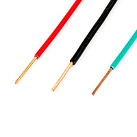 Cable eléctrico de un solo núcleo, PVC, azul, 1mm, 1,5mm, 2,5mm, 4mm, 6mm, 10mm, precio