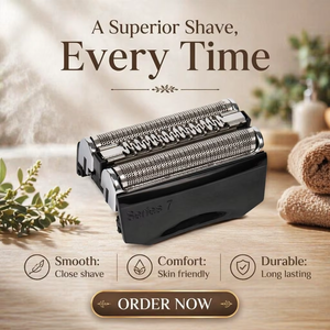 Tête de rasoir de rechange pour <span class=keywords><strong>Braun</strong></span> série <span class=keywords><strong>7</strong></span> (70B 720 720s-3 730 790CC) - Étanche et lavable - Product Image 2