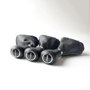 Funda de cuero para pomo de palanca de cambios de coche, protección para palanca de cambios Mercedes Benz Clase C W203 W209 - Product Image 2