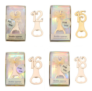 Abridor de Botellas de Cerveza Metálico SYH1416 para Regalo de Cumpleaños, Recuerdo de Fiesta de 30 a 90 Años, para Celebrar Cumpleaños desde el 40 al 80 - Product Image 4