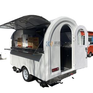 Nouveauté : Mini-remorque de type camion pour la vente de snacks, chariot à hot-dogs, camion de nourriture à base de soja, homologué CE - Product Image 1