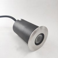 Yaokingled YK-SP161 Lampe encastrée pour bassin en acier inoxydable étanche IP68 3W 12V Mini LED Éclairage sous-marin pour piscine et aménagement paysager