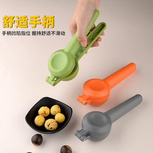 Presse-citron manuel en plastique avec noyau en acier inoxydable pour agrumes, outil de cuisine multifonctionnel - Product Image 2