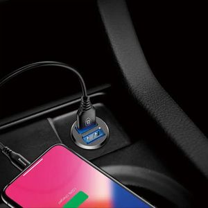 สินค้ามาใหม่ ที่ชาร์จในรถยนต์แบบ USB คู่ 5V/3.1A ที่ชาร์จในรถยนต์แบบเร็วอเนกประสงค์ 2 พอร์ต อะแดปเตอร์ช่องจุดบุหรี่ - Product Image 2