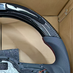 Volant pour Volkswagen MK7 MK6 MK5 <span class=keywords><strong>Golf</strong></span> R GTI GTS GTD <span class=keywords><strong>GTE</strong></span> Polo GTI <span class=keywords><strong>Golf</strong></span> 7 7.5 <span class=keywords><strong>Golf</strong></span> 6 en fibre de carbone avec compteur de vitesse LED - Product Image 2