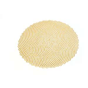 Conjunto de Sousplats Redondos Modernos em PVC Não Tóxico, Diâmetro de 38cm, Sousplats para Casamento, Cozinha e Jantar Yichuan T1 - Product Image 3