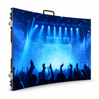 Pantalla LED Curva para Exteriores P2.6 de Alquiler, 4K, Alto Brillo 5000cd, 120Hz, IP65 Impermeable, con CMS Basado en la Nube y RDM para Escenarios
