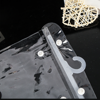 Sac en plastique transparent refermable personnalisé ES avec cintre pour l'emballage des vêtements