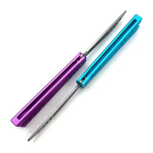 <strong>Butterfly</strong> <strong>Trainer</strong> <strong>Knife</strong> 420 Steel 6061 Aluminum Handle EDC Men's Gift Pocket <strong>Knife</strong> OEM - Product Image 3