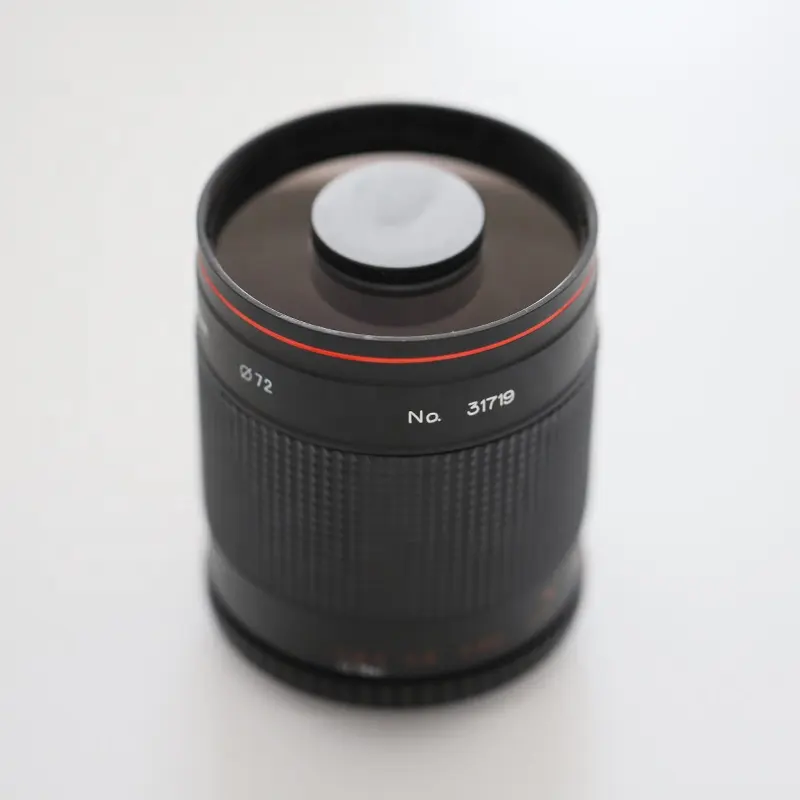 Lensa dengan Adaptor T Mount 500Mm F/8 Lensa Cermin untuk Canon atau Nikon